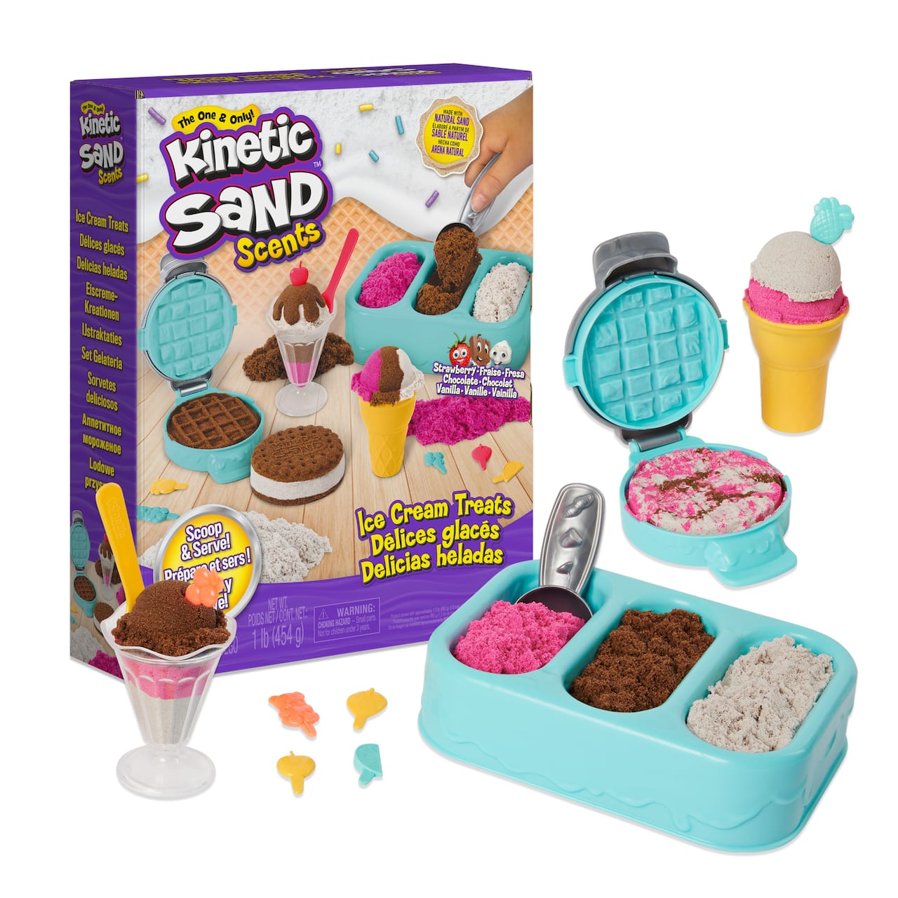 Kinetic Sand™ Ice Cream Treats Scented Playset